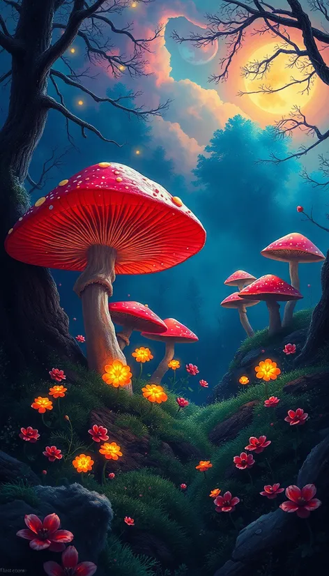 mushroom fantasy art