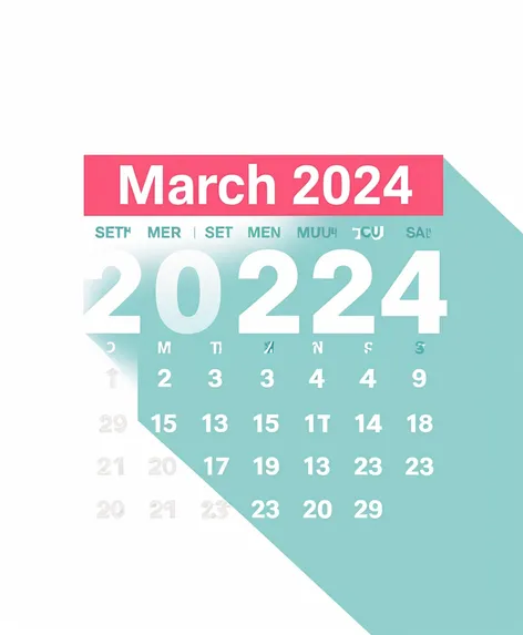 march calendar 2024