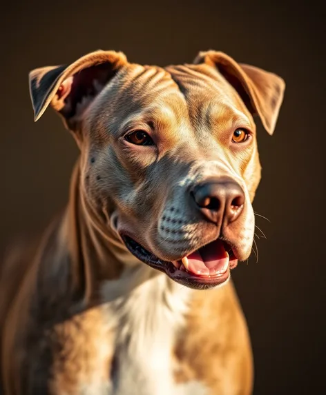 blue and fawn pitbull