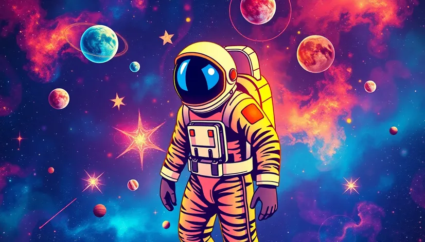 astronaut art