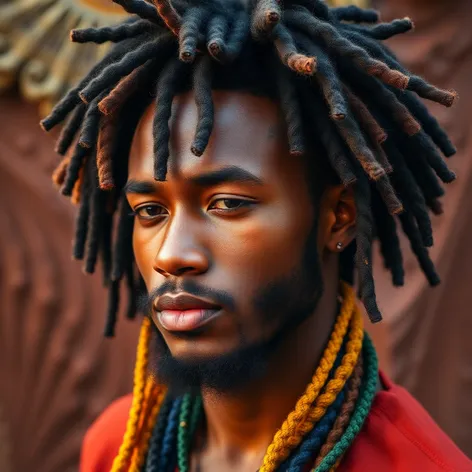 afro dreads high fade