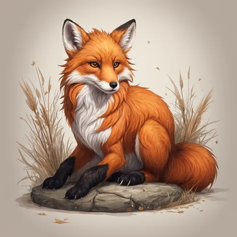 furry fox-dragon