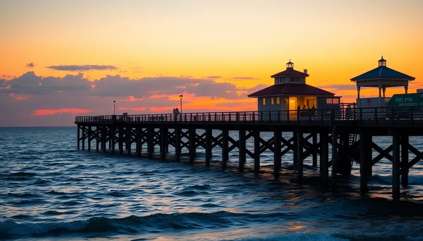 oc fishing pier ocean