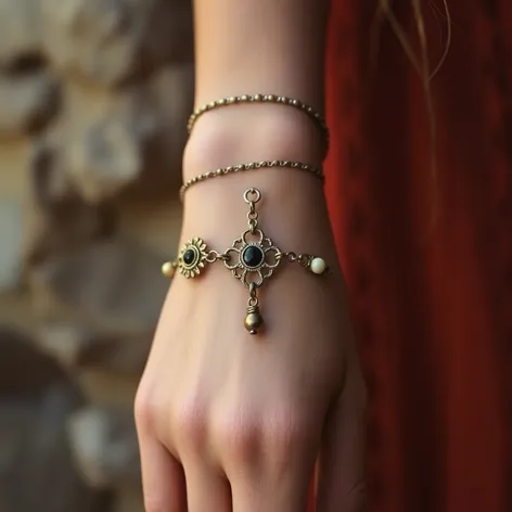 free people hand chain