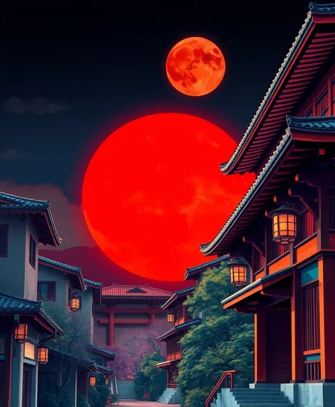 red moon in japanese