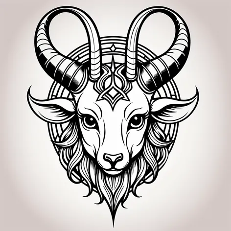 Kawaii baphomet demon goat