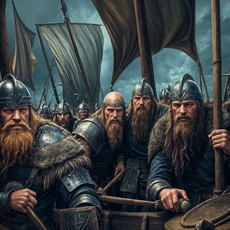 Viking raiding party