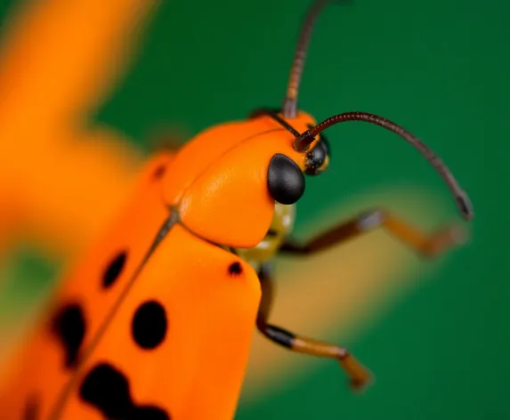 orange and black bug