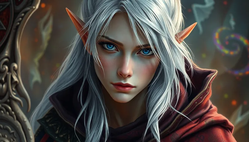 silver haired elf