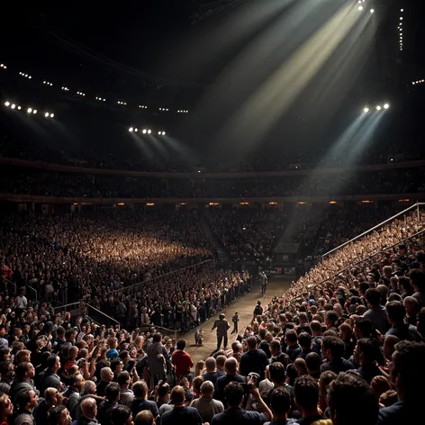 Screaming audience, gladiatorial arena,