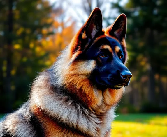 panda german shepherd dog