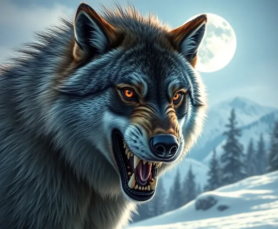 create a wolf avatar