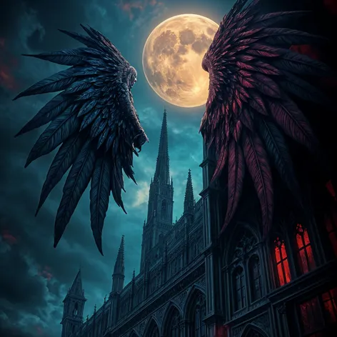 dark angel wings