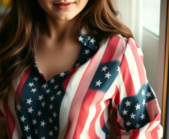 us flag blouse