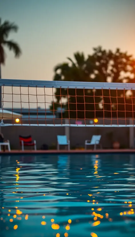 pool volleyball net