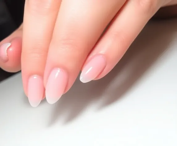 short almond acrylic nails