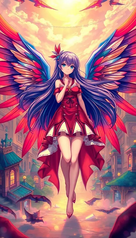 anime female angel