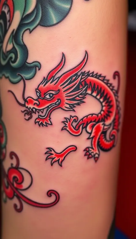 small tattoos dragon