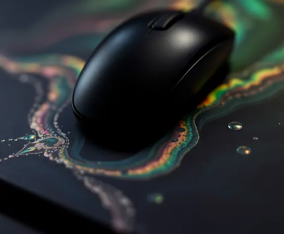 glass infused mousepad close