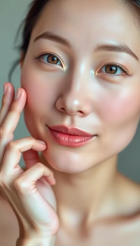 asian 50s face beauty