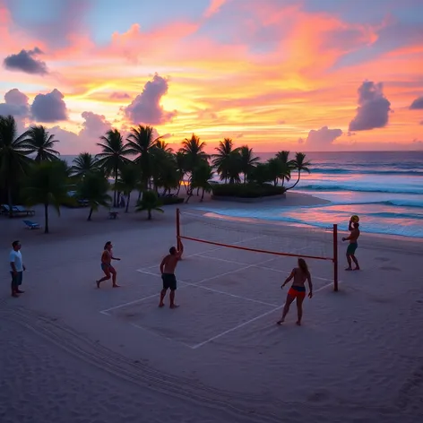 model beach volleyball