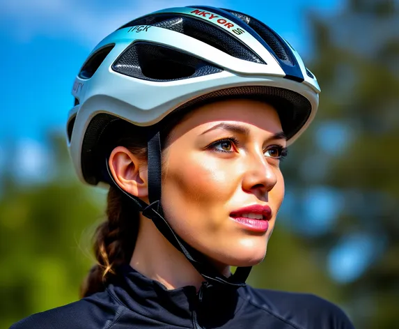 female cycling helmet