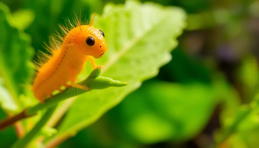 orange caterpillar