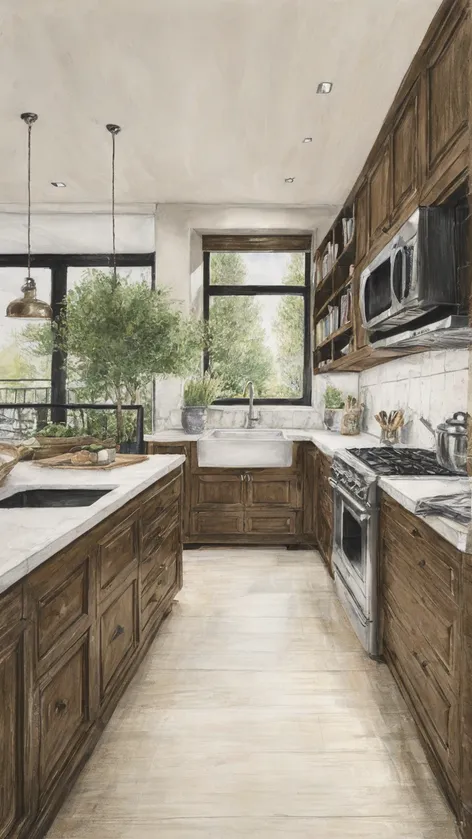 kitchen drawing