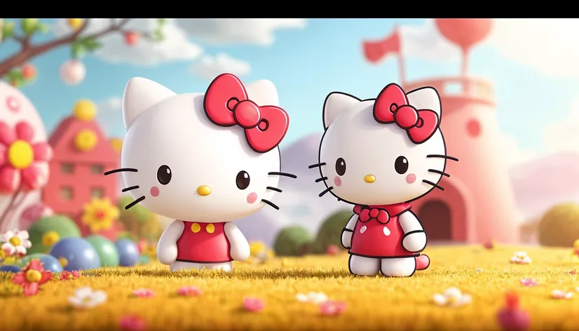 hello kitty and dear