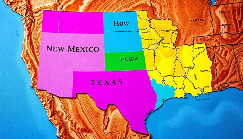 map of new mexico