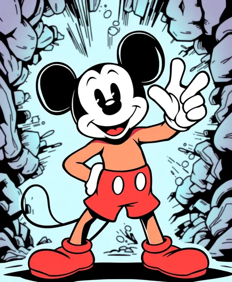 muscular mickey mouse