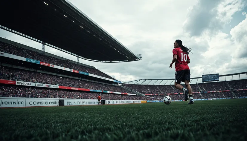 Sad ronaldinho in Stadium