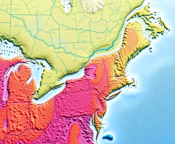 map of eastern seaboard