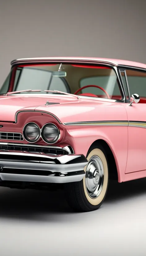 1959 ford firlane pink