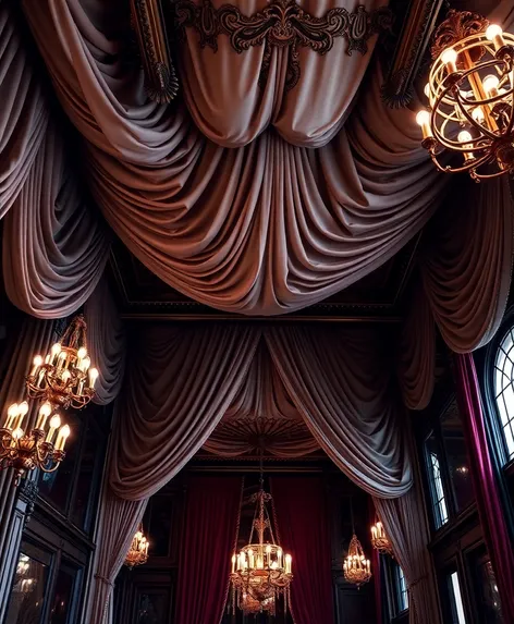 ceiling drapes