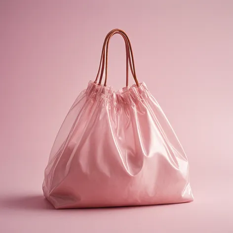 light pink broke bag