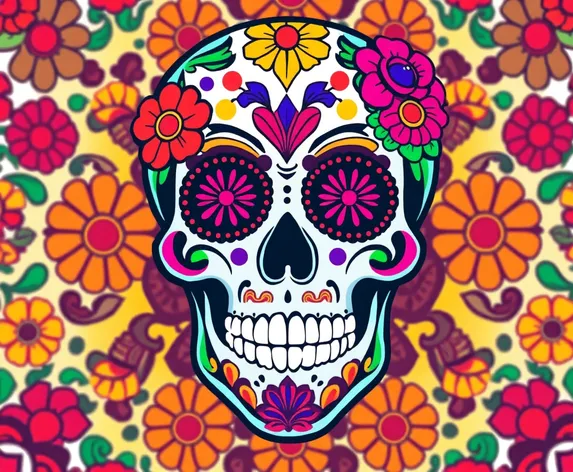 sugar skull coloring pages