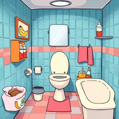 bathroom/snack clipart