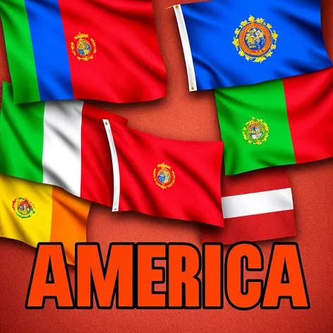 south american flags