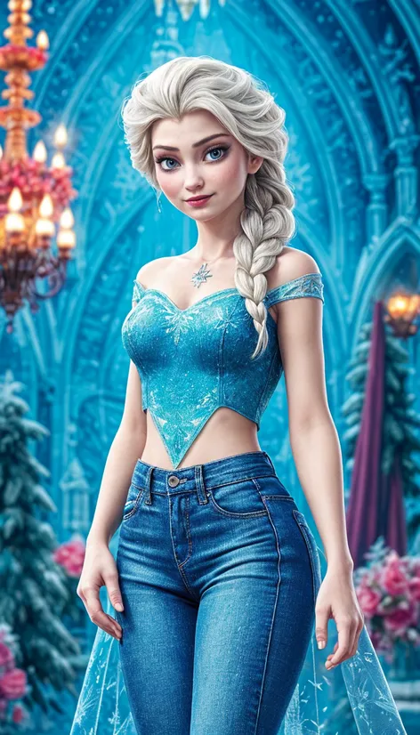 Queen Elsa in crop