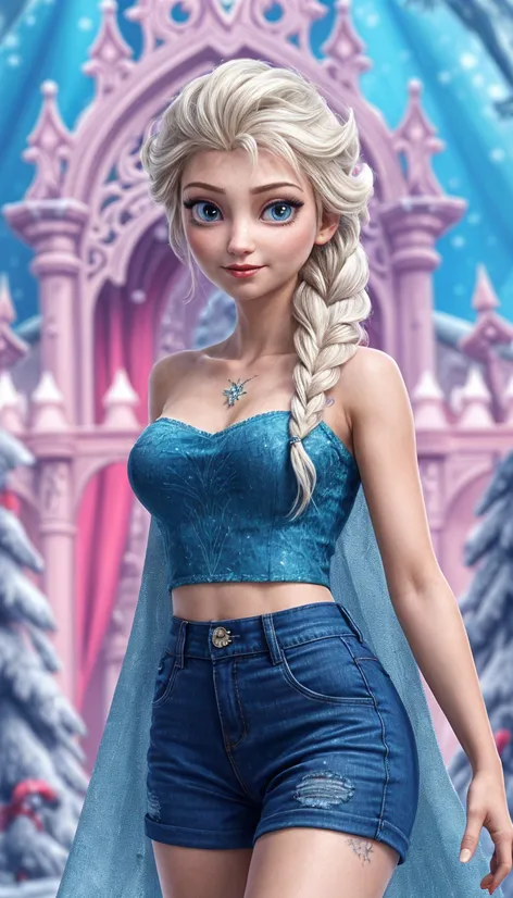 Queen Elsa in crop