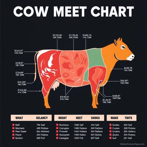 cow meat chart