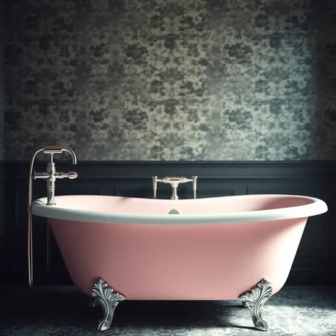 pink bathtub