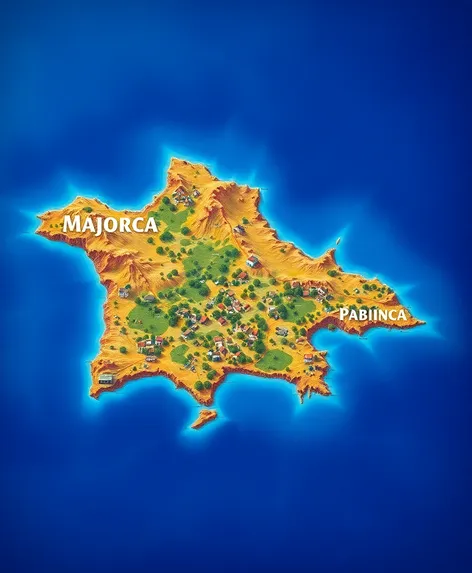 majorca island map