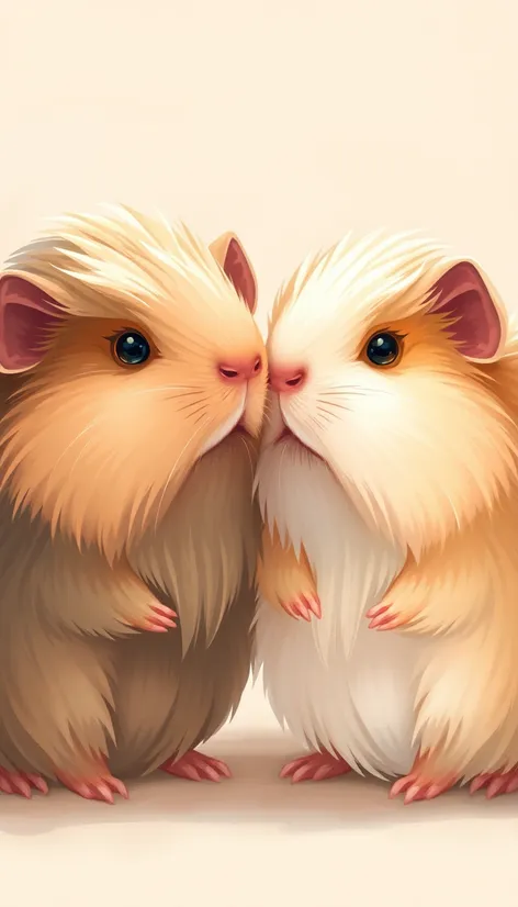 long haired guinea pigs