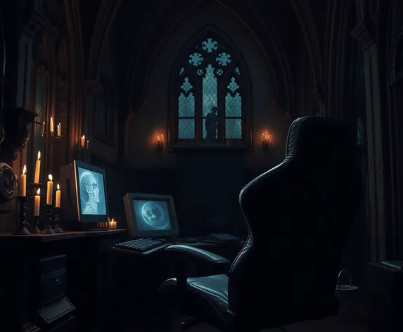 goth gamer room