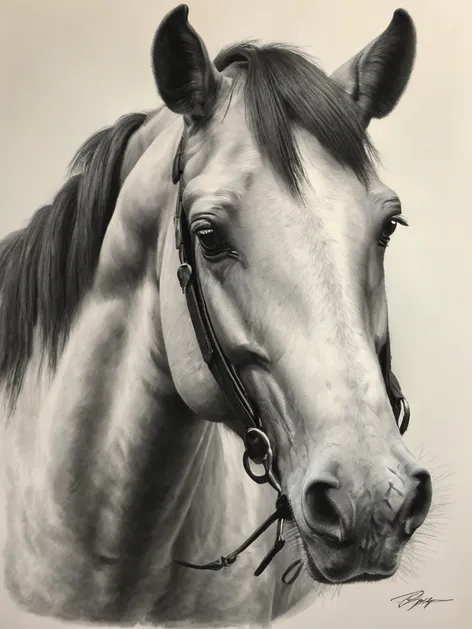 realistic horse drawing