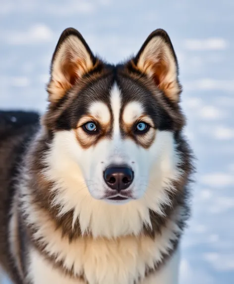 alsatian husky dog