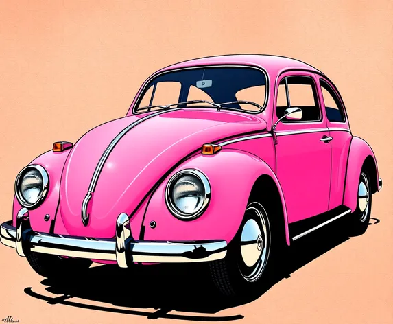 volkswagen beetle pink