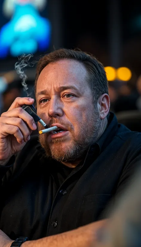 does alex jones smoke